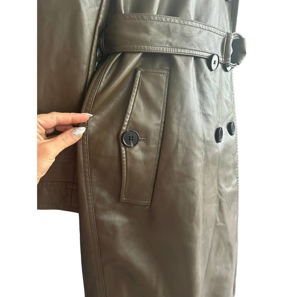 Marissa Webb Olive Trench Coat - Picture 5 of 11